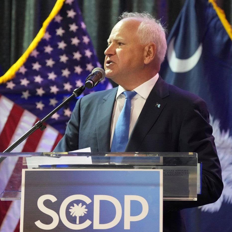 Minnesota Gov. Tim Walz, in South Carolina remarks, calls on Democrats 'to be a little meaner'